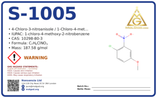 S-1005 (CAS 10298-80-3), CAS 10298-80-3 — chemical product label