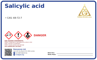 Salicylic Acid Multi (CAS 69-72-7), CAS 69-72-7 — chemical product label