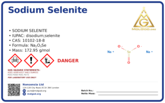 Sodium Selenite (CAS 10102-18-8), CAS 10102-18-8 — chemical product label