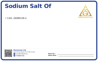 Sodium salt of Diethylene Triamine Penta (Methylene Phosphonic Acid) (DTPMP·Na2) (CAS 26099-09-2), CAS 26099-09-2 — chemical product label