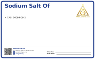 Sodium salt of Diethylene Triamine Penta (Methylene Phosphonic Acid) (DTPMP·Na2) (CAS 26099-09-2), CAS 26099-09-2 — chemical product label