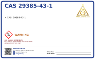 CAS 29385-43-1, CAS 29385-43-1 — chemical product label