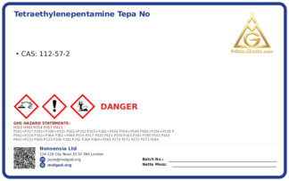 Tetraethylenepentamine TEPA CAS No: 112-57 (CAS 112-57-2) — Xilong Scientific, CAS 112-57-2 — chemical product label