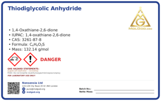 Thiodiglycolic anhydride (CAS 3261-87-8), CAS 3261-87-8 — chemical product label