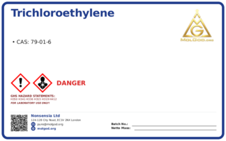 Trichloroethylene (CAS 79-01-6), CAS 79-01-6 — chemical product label