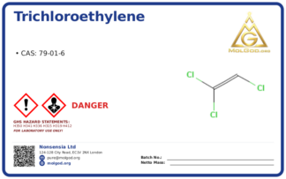 Trichloroethylene (CAS 79-01-6), CAS 79-01-6 — chemical product label