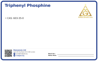 Triphenyl phosphine (CAS 603-35-0), CAS 603-35-0 — chemical product label