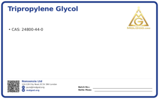 Tripropylene Glycol (TPG): The Eco-Friendly All (CAS 24800-44-0), CAS 24800-44-0 — chemical product label