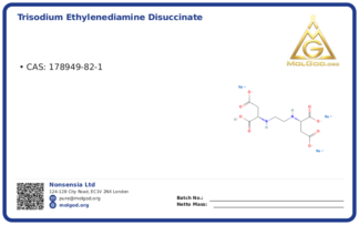 Trisodium Ethylenediamine Disuccinate (EDDS Na3) (CAS 178949-82-1), CAS 178949-82-1 — chemical product label