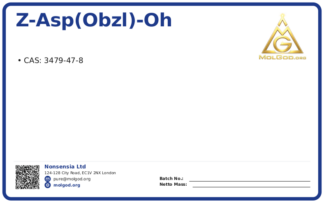 Z-Asp(OBzl)-OH (CAS 3479-47-8), CAS 3479-47-8 — chemical product label