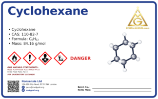 环己烷 (CAS 110-82-7), CAS 110-82-7 — chemical product label
