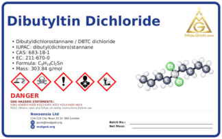 dibutyltin dichloride (CAS 683-18-1) — Safety Data Sheet, CAS 683-18-1 — chemical product label