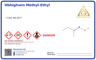 hbhighwin methyl-ethyl (CAS 96-29-7) — Hubei Highwin, CAS 96-29-7 — chemical product label