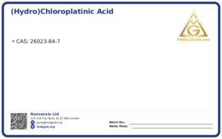 (hydro)chloroplatinic acid (CAS 26023-84-7), CAS 26023-84-7 — chemical product label