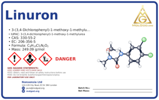 linuron (CAS 330-55-2) — Safety Data Sheet, CAS 330-55-2 — chemical product label