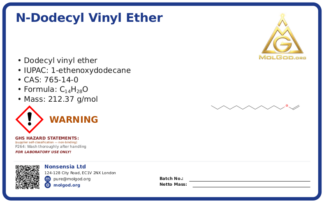 n-Dodecyl vinyl ether (CAS 765-14-0), CAS 765-14-0 — chemical product label