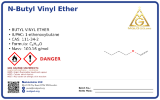 n-butyl vinyl ether (CAS 111-34-2), CAS 111-34-2 — chemical product label