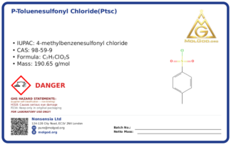p-Toluenesulfonyl chloride(PTSC) (CAS 98-59-9), CAS 98-59-9 — chemical product label