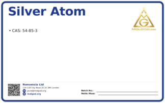 silver atom (CAS 54-85-3), CAS 54-85-3 — chemical product label