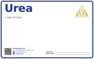 urea (CAS 57-13-6), CAS 57-13-6 — chemical product label