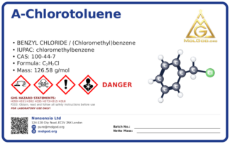 Benzyl Chloride (CAS 100-44-7), CAS 100-44-7 — chemical product label