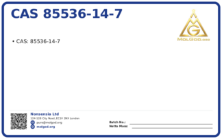 CAS 85536-14-7, CAS 85536-14-7 — chemical product label