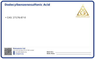 Алкилбензолсульфокислота (АБСК, LABSA) (CAS 27176-87-0), CAS 27176-87-0 — chemical product label