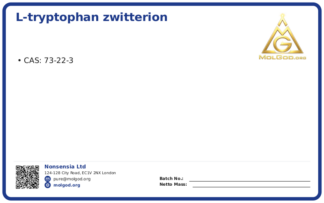 CAS 73-22-3, CAS 73-22-3 — chemical product label