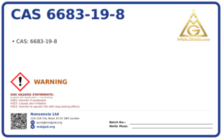 CAS 6683-19-8 — chemical product label