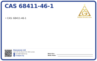 CAS 68411-46-1 — chemical product label