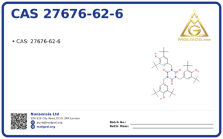 CAS 27676-62-6, CAS 27676-62-6 — chemical product label