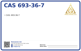 CAS 693-36-7, CAS 693-36-7 — chemical product label