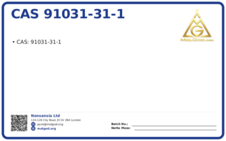 CAS 91031-31-1 — chemical product label