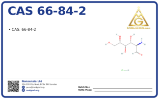 CAS 66-84-2, CAS 66-84-2 — chemical product label