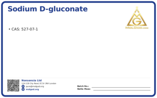CAS 527-07-1 — chemical product label