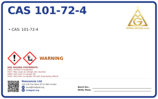 CAS 101-72-4, CAS 101-72-4 — chemical product label