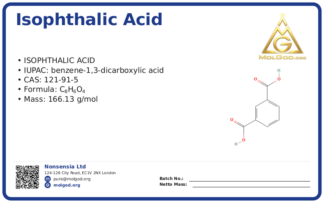 CAS 121-91-5, CAS 121-91-5 — chemical product label