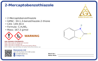 CAS 149-30-4, CAS 149-30-4 — chemical product label