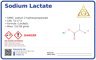 CAS 72-17-3, CAS 72-17-3 — chemical product label