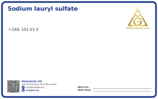 CAS 151-21-3 — chemical product label