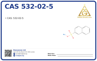 CAS 532-02-5, CAS 532-02-5 — chemical product label