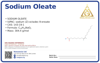 CAS 143-19-1, CAS 143-19-1 — chemical product label