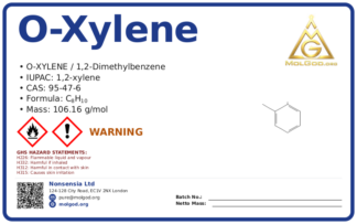 O-xylene (CAS 95-47-6), CAS 95-47-6 — chemical product label