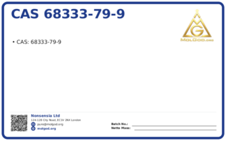 CAS 68333-79-9, CAS 68333-79-9 — chemical product label