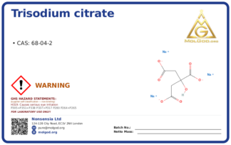 CAS 68-04-2 — chemical product label