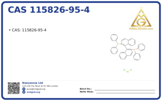 CAS 115826-95-4, CAS 115826-95-4 — chemical product label