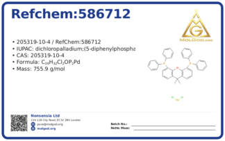 RefChem:586712 (CAS 205319-10-4), CAS 205319-10-4 — chemical product label
