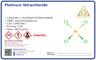CAS 13454-96-1, CAS 13454-96-1 — chemical product label