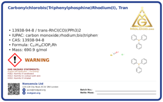 CAS 13938-94-8, CAS 13938-94-8 — chemical product label