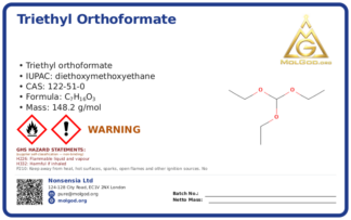 Triethyl orthoformate (CAS 122-51-0), CAS 122-51-0 — chemical product label